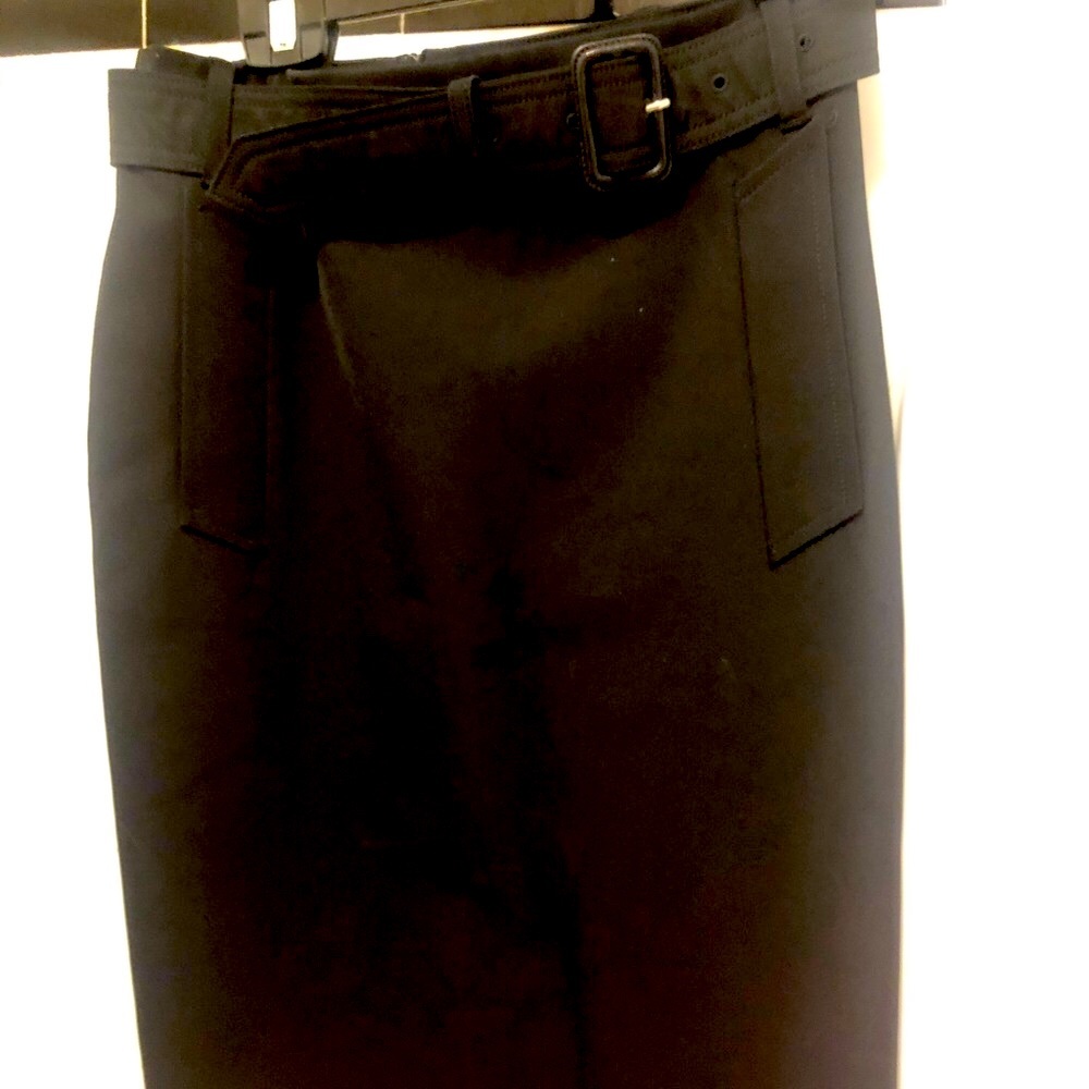 Prada nylon straight skirt, authentic
